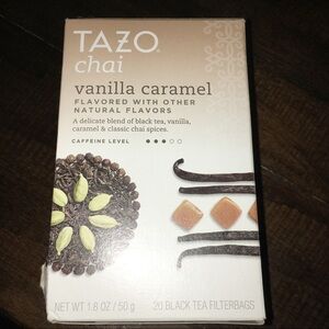 Starbucks Tazo chai & cocoa mint mate hot teas